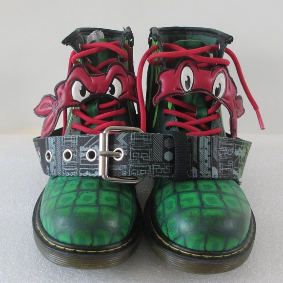 DR. MARTENS TMNT "RAPH" KID'S BOOTS - Picture 2 of 16